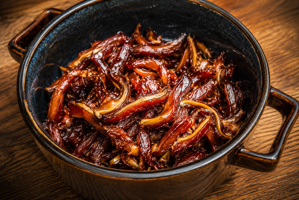 🐷 Schweinchen-Öhrchen in Teriyaki-Sauce